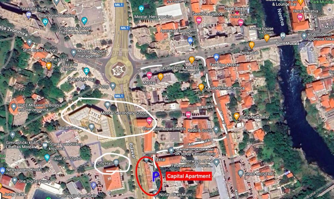 Capital Apartments - City Centre Mostar Exterior foto